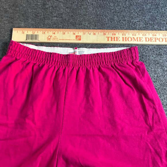 SOFFE Hot Pink Vintage Athletic Mini Shorts Women's Sz Med Y2K 90s - Picture 3 of 8
